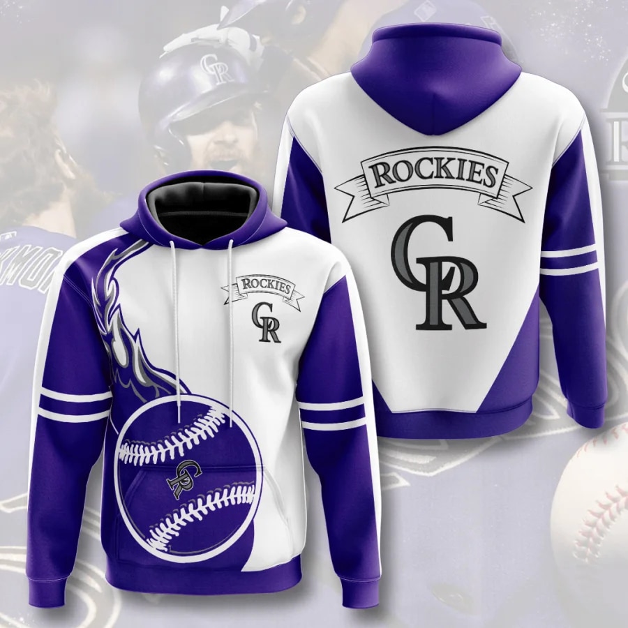 Colorado Rockies Hoodies Flame Balls graphic gift for men