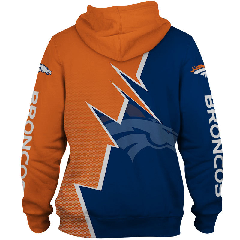 Denver Broncos Hoodie Zigzag graphic Sweatshirt gift for fans 2 Denver Broncos Hoodie Zigzag graphic Sweatshirt gift for fans