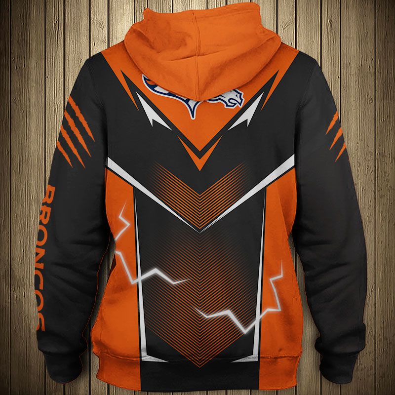 Denver Broncos Hoodie lightning graphic gift for men 2 Denver Broncos Hoodie lightning graphic gift for men