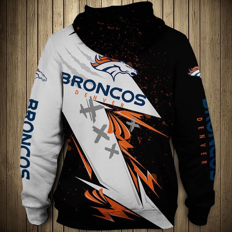 Denver Broncos Hoodies Thunder graphic gift for men 2 Denver Broncos Hoodies Thunder graphic gift for men