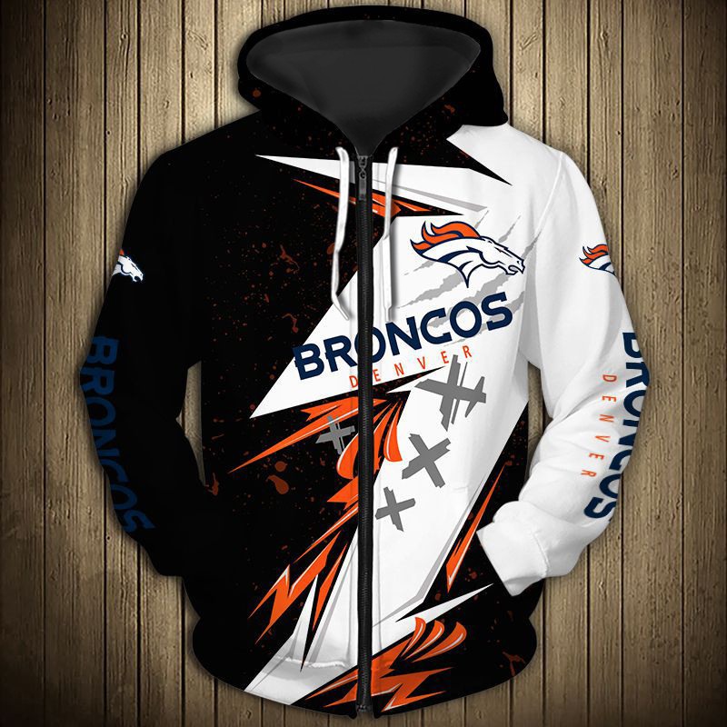 Denver Broncos Hoodies Thunder graphic gift for men 3 Denver Broncos Hoodies Thunder graphic gift for men