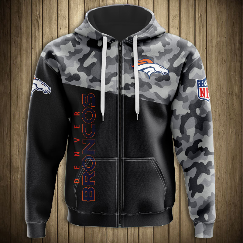 Denver Broncos Military Hoodies 3D Sweatshirt Long Sleeve New Season 3 Denver Broncos Military Hoodies 3D Sweatshirt Long Sleeve New Season