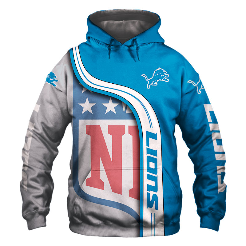 Detroit Lions 3D Hoodie Pullover Sweatshirt NFL for fans 3 Detroit Lions 3D Hoodie Pullover Sweatshirt NFL for fans
