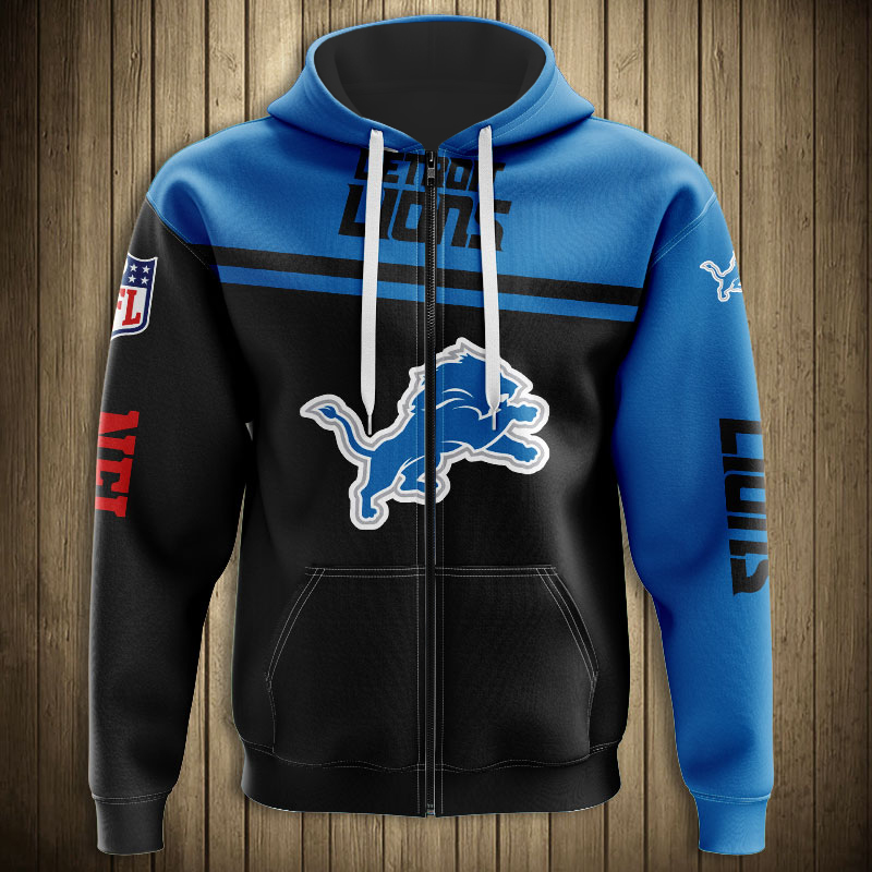Detroit Lions 3D Skull Zip Hoodie Pullover Sweatshirt for fans 3 Detroit Lions 3D Skull Zip Hoodie Pullover Sweatshirt for fans