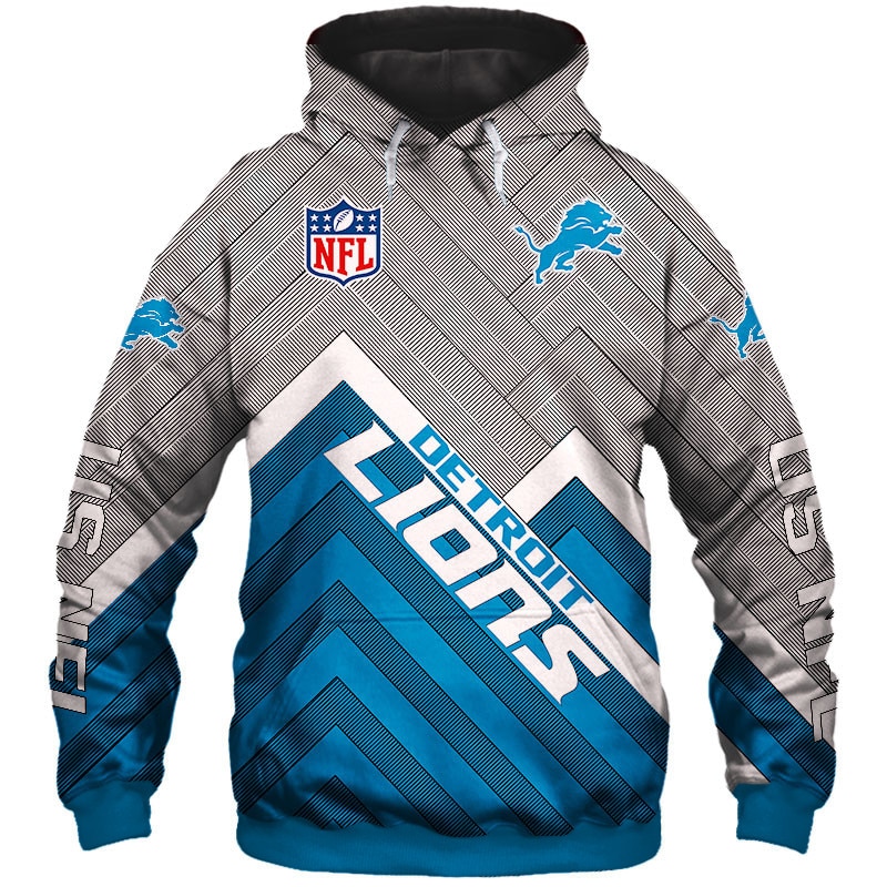 Detroit Lions Hoodie 3D cheap Long Sweatshirt Pullover size S-5XL