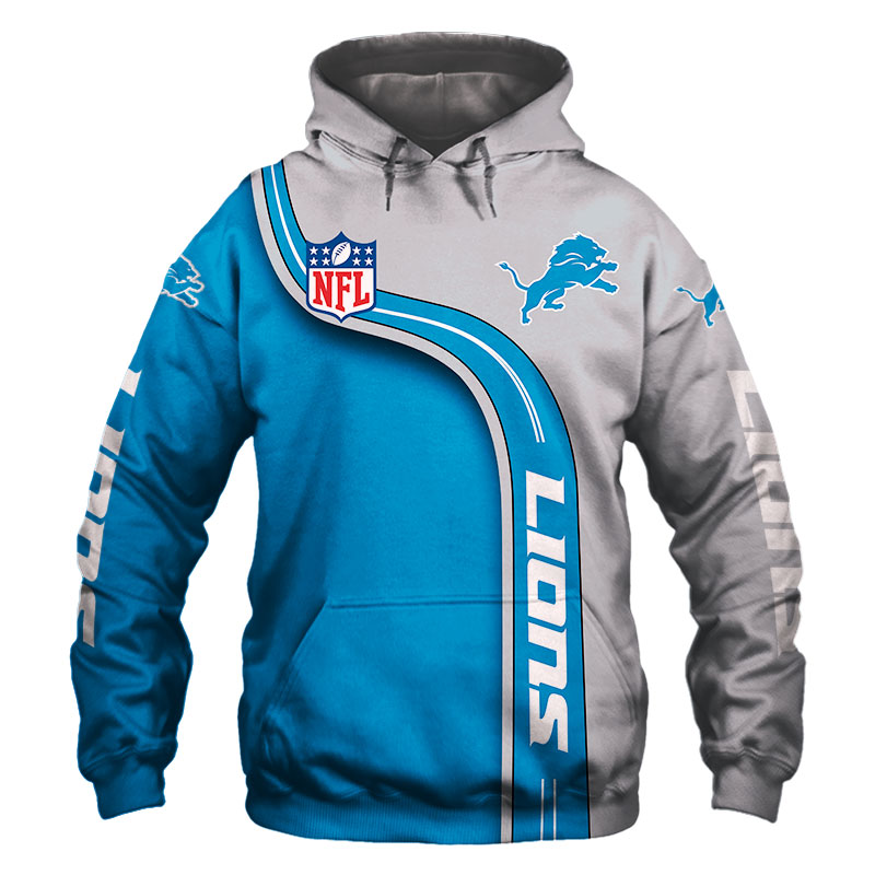 Detroit Lions Hoodie 3D cute Sweatshirt Pullover gift for fans