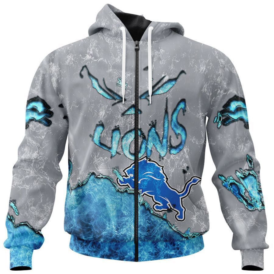 Detroit Lions Hoodie 3D devil eyes gift for fans