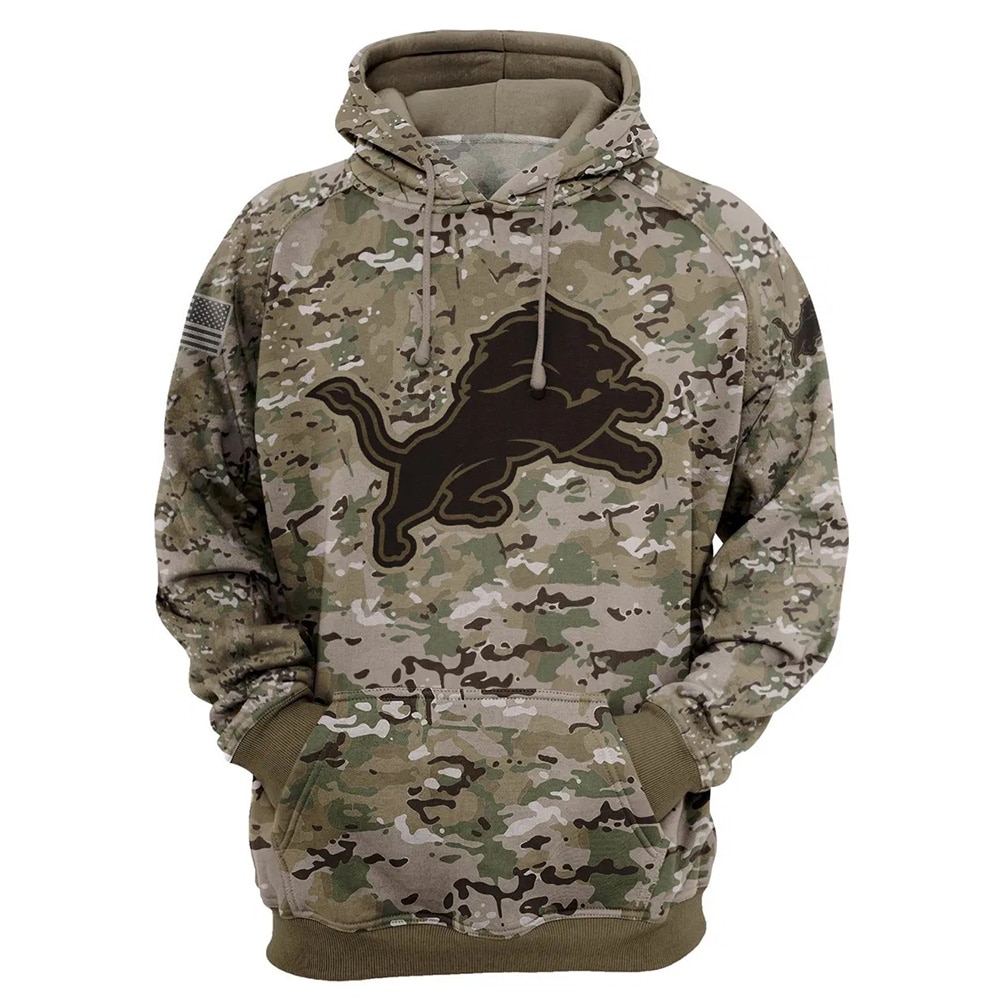 Detroit Lions Hoodie Army graphic Sweatshirt Pullover gift for fans 2 Detroit Lions Hoodie Army graphic Sweatshirt Pullover gift for fans