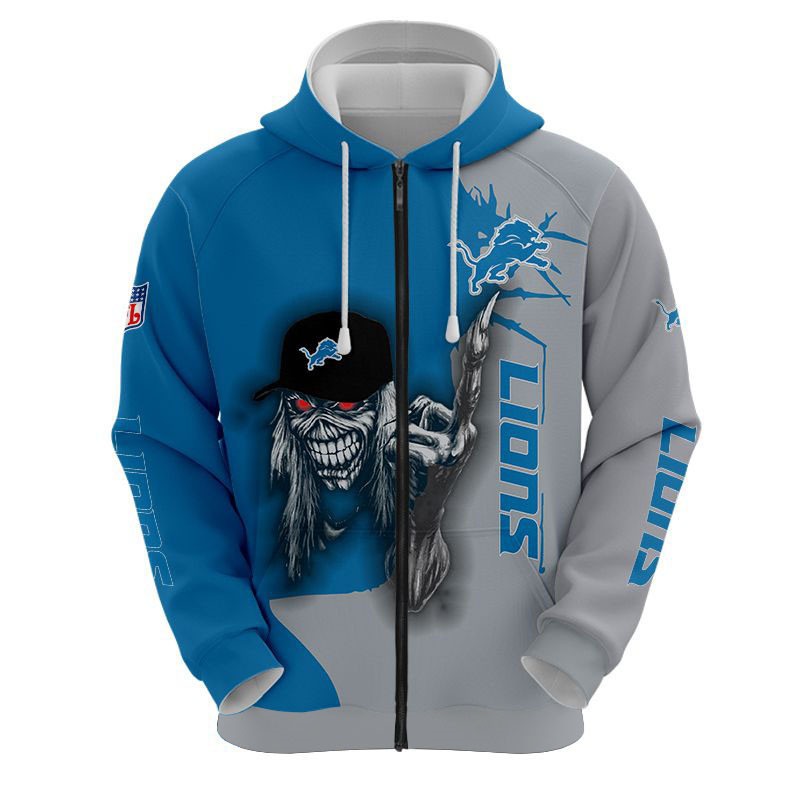 Detroit Lions Hoodie ultra death graphic gift for Halloween 3 Detroit Lions Hoodie ultra death graphic gift for Halloween
