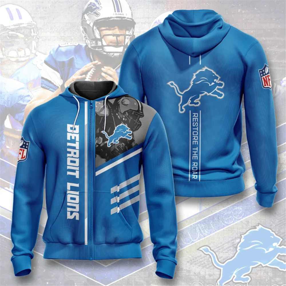 Detroit Lions Hoodies 3 lines graphic gift for fans 2 Detroit Lions Hoodies 3 lines graphic gift for fans