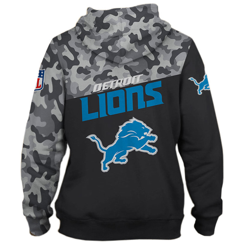 Detroit Lions Military Hoodies 3D Sweatshirt Long Sleeve New Season 2 Detroit Lions Military Hoodies 3D Sweatshirt Long Sleeve New Season
