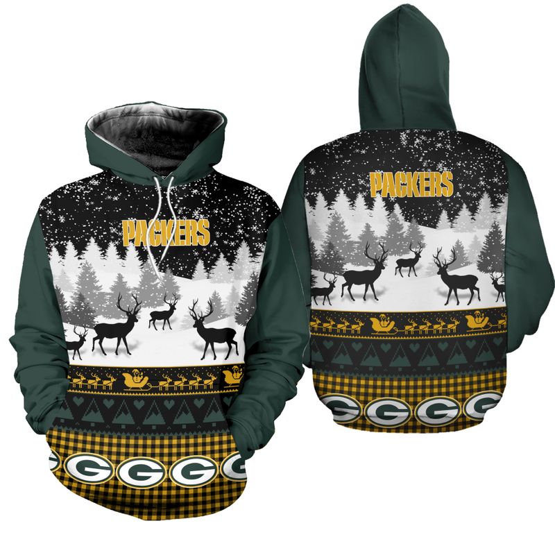 Green Bay Packers Hoodie 3D gift for Xmas 2 Green Bay Packers Hoodie 3D gift for Xmas