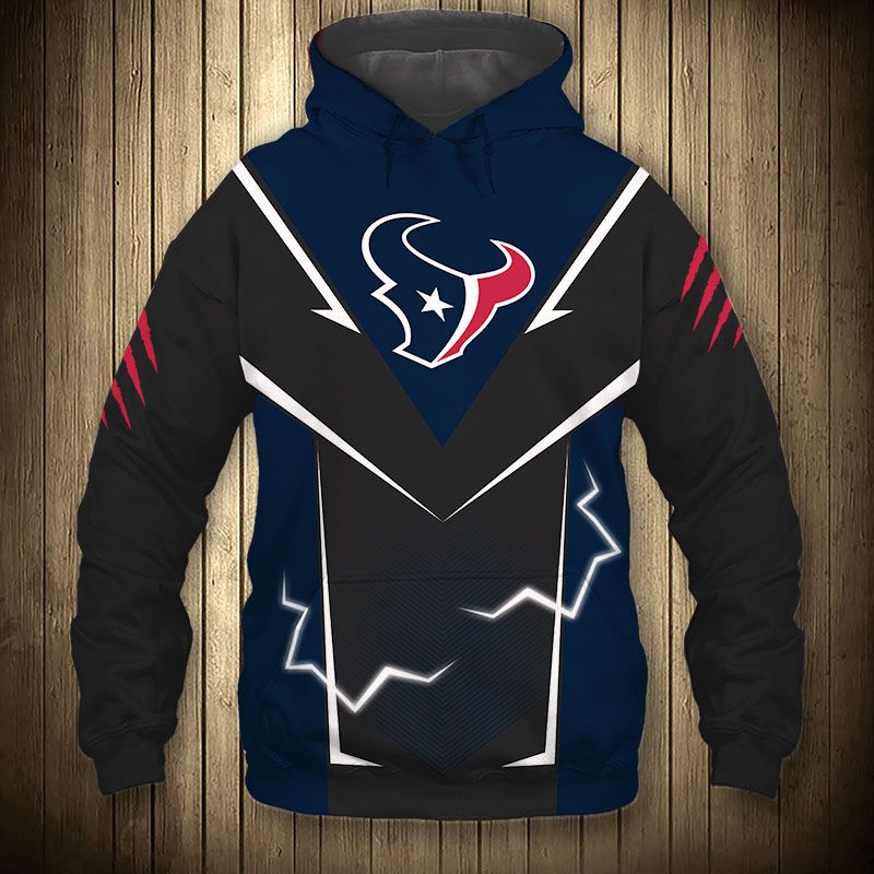 Houston Texans Hoodie lightning graphic gift for men