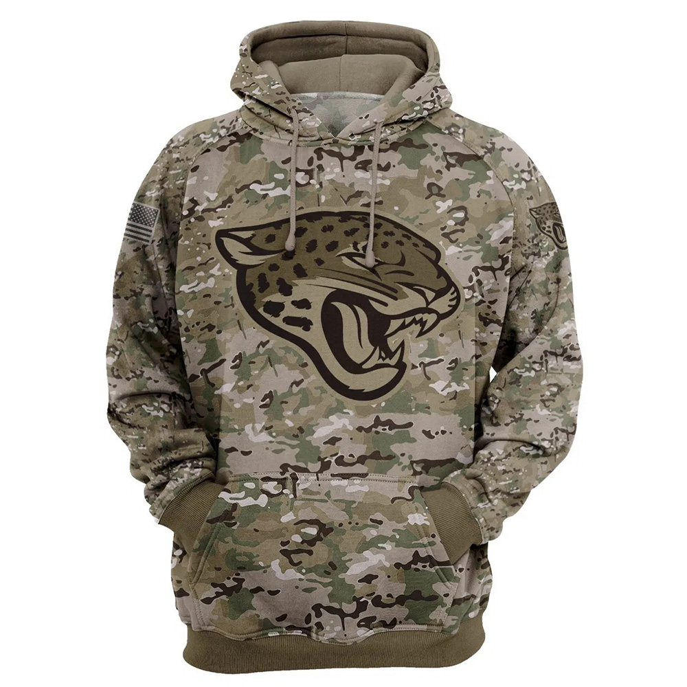 Jacksonville Jaguars Hoodie Army graphic Sweatshirt Pullover gift for fans