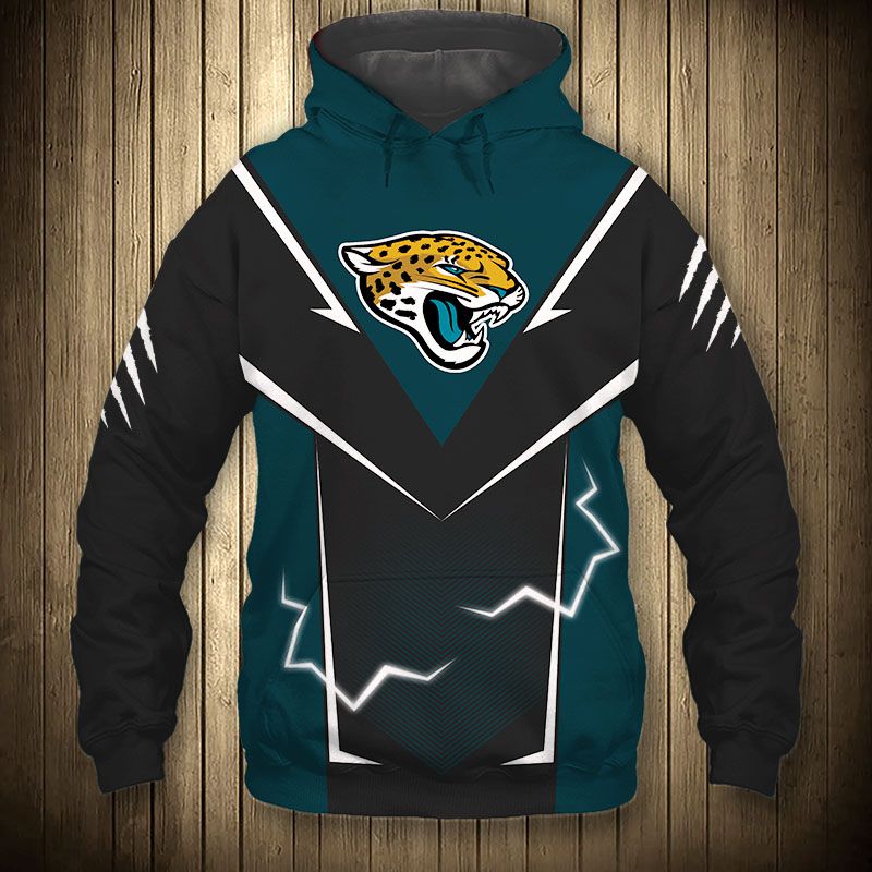 Jacksonville Jaguars Hoodie lightning graphic gift for men