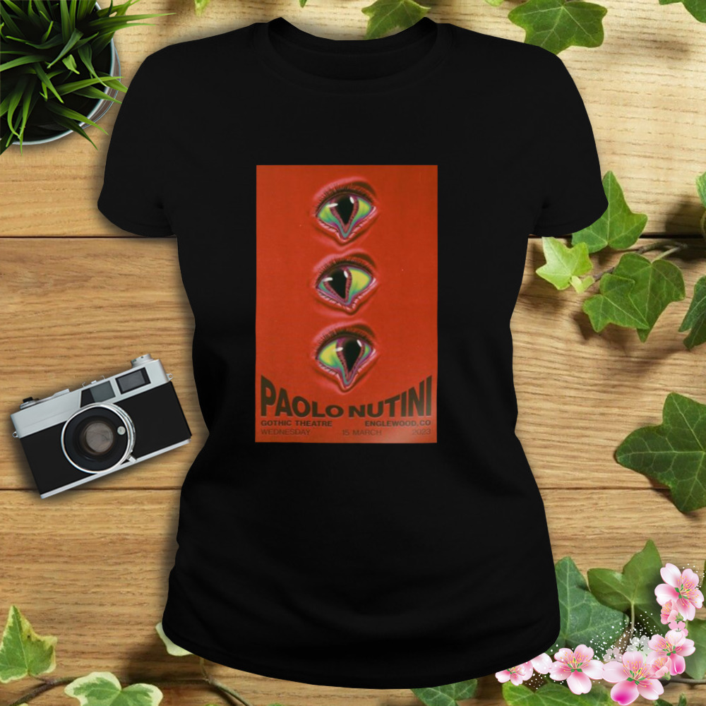Paolo Nutini March 15 2023 Gothic Theatre Englewood Colorado Poster shirt 2 Women's tshirt