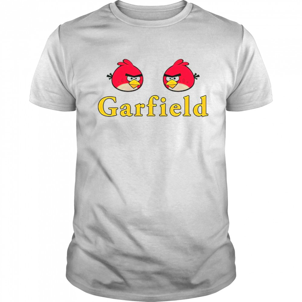 Angry Birds Garfield shirt