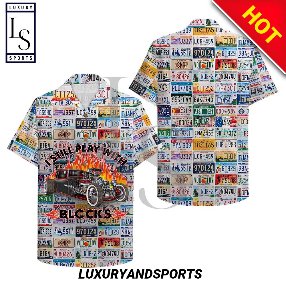 Drag Racing Hawaiian Shirt