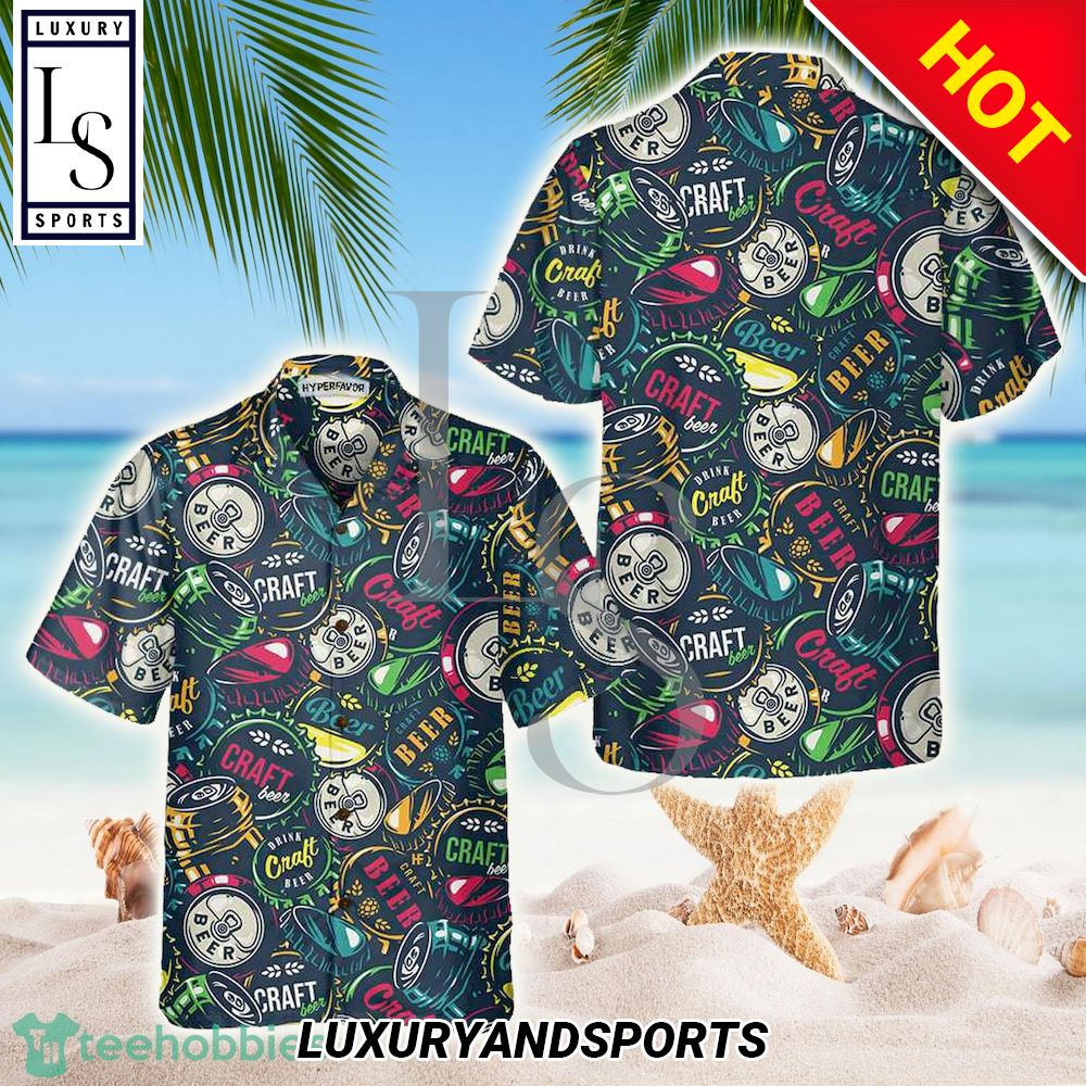 Drink Craft Beer Hawaiian Shirt