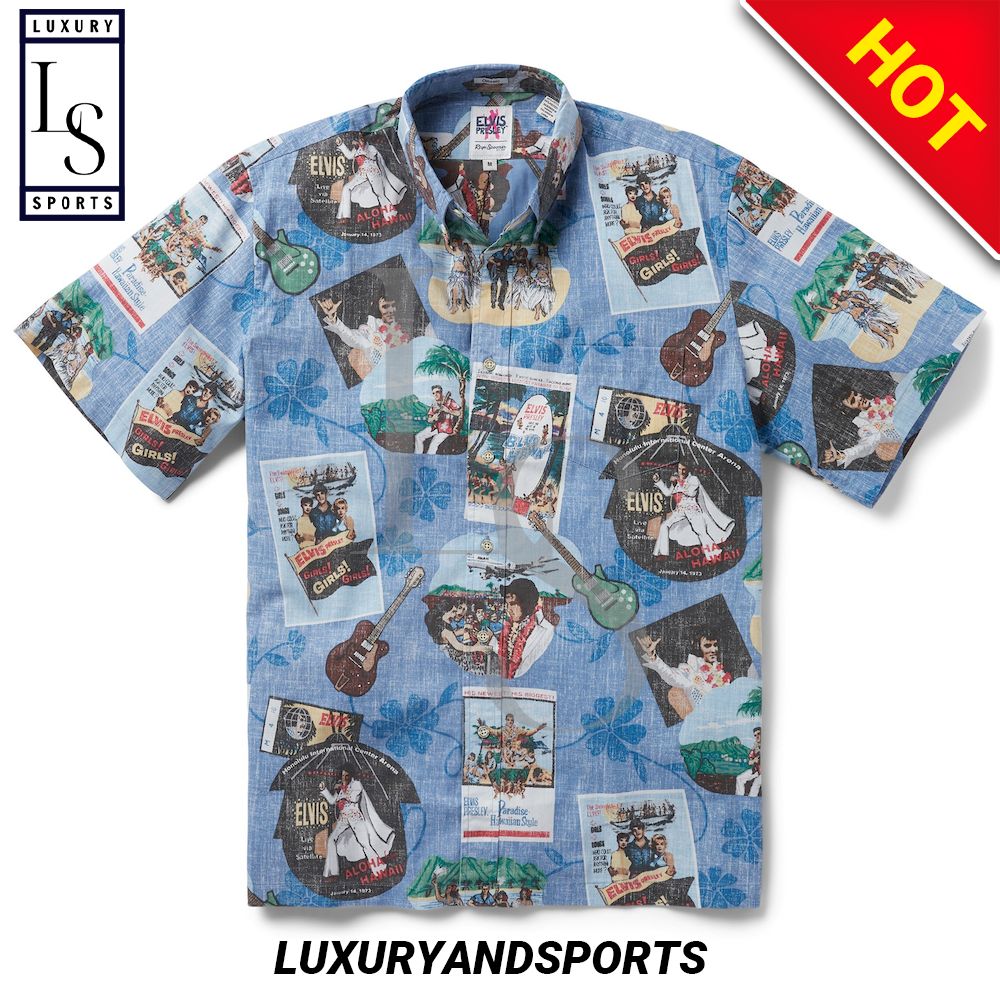 Elvis In Hawaiian Shirt