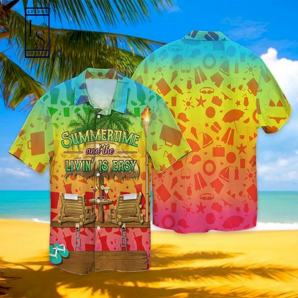 Enjoy Summertime Livin Is Easy Hawaiian Shirt