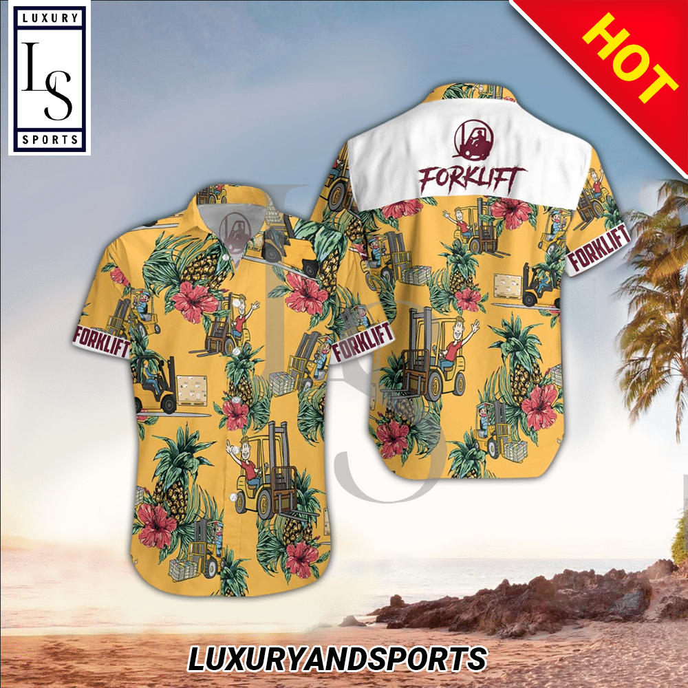 Forklift Driver Hawaiian Shirt