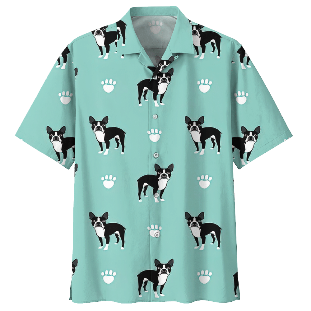 French Bulldog Blue High Quality Unisex Hawaiian Shirt For Men And Women Dhc17063078
