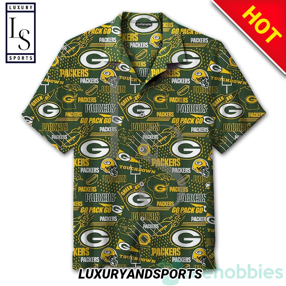 Green Bay Packers Go Pack Go Hawaiian Shirts