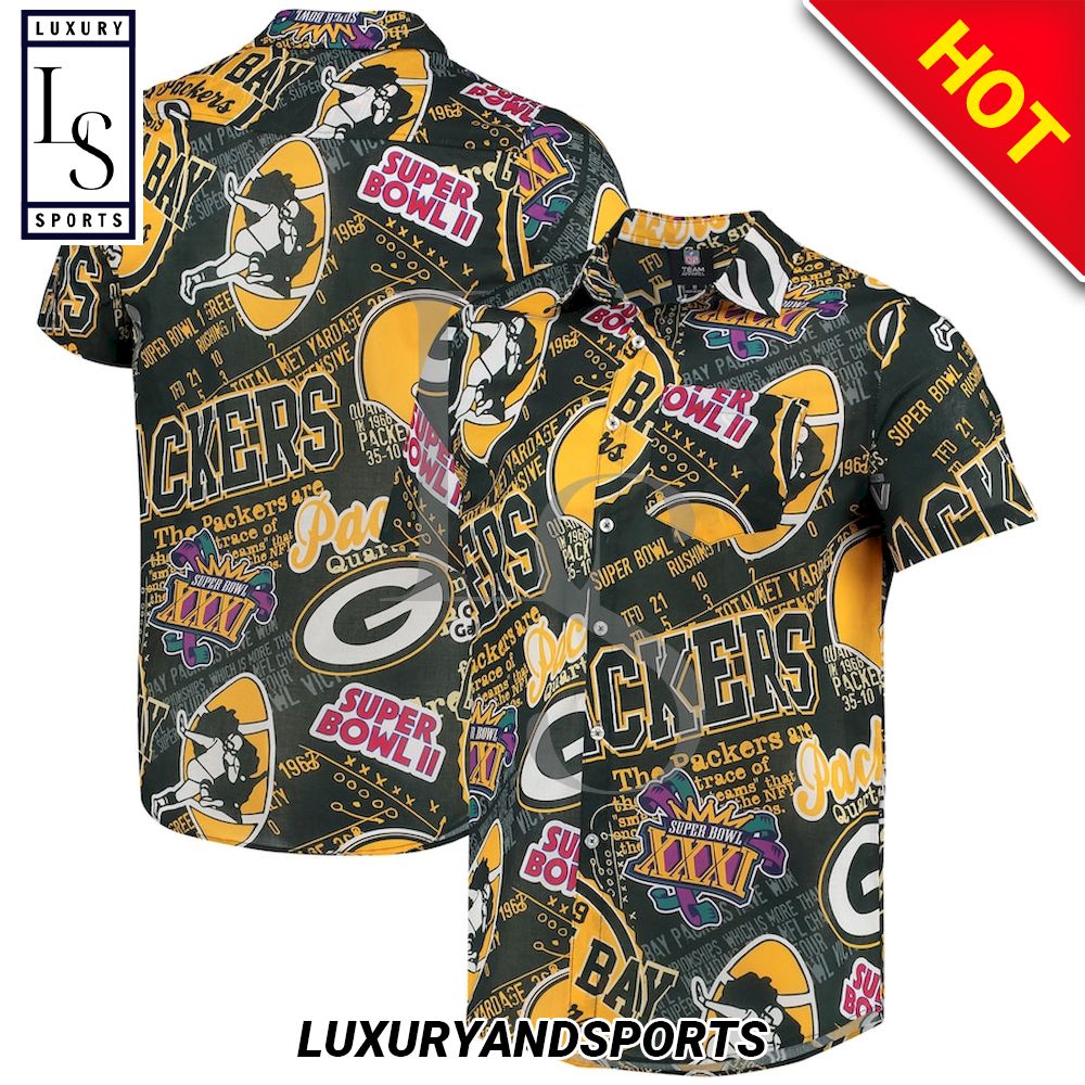 Green Bay Packers Super Bowl Hawaiian Shirt