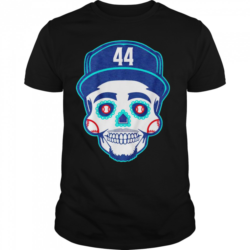 Julio Rodríguez Sugar Skull shirt