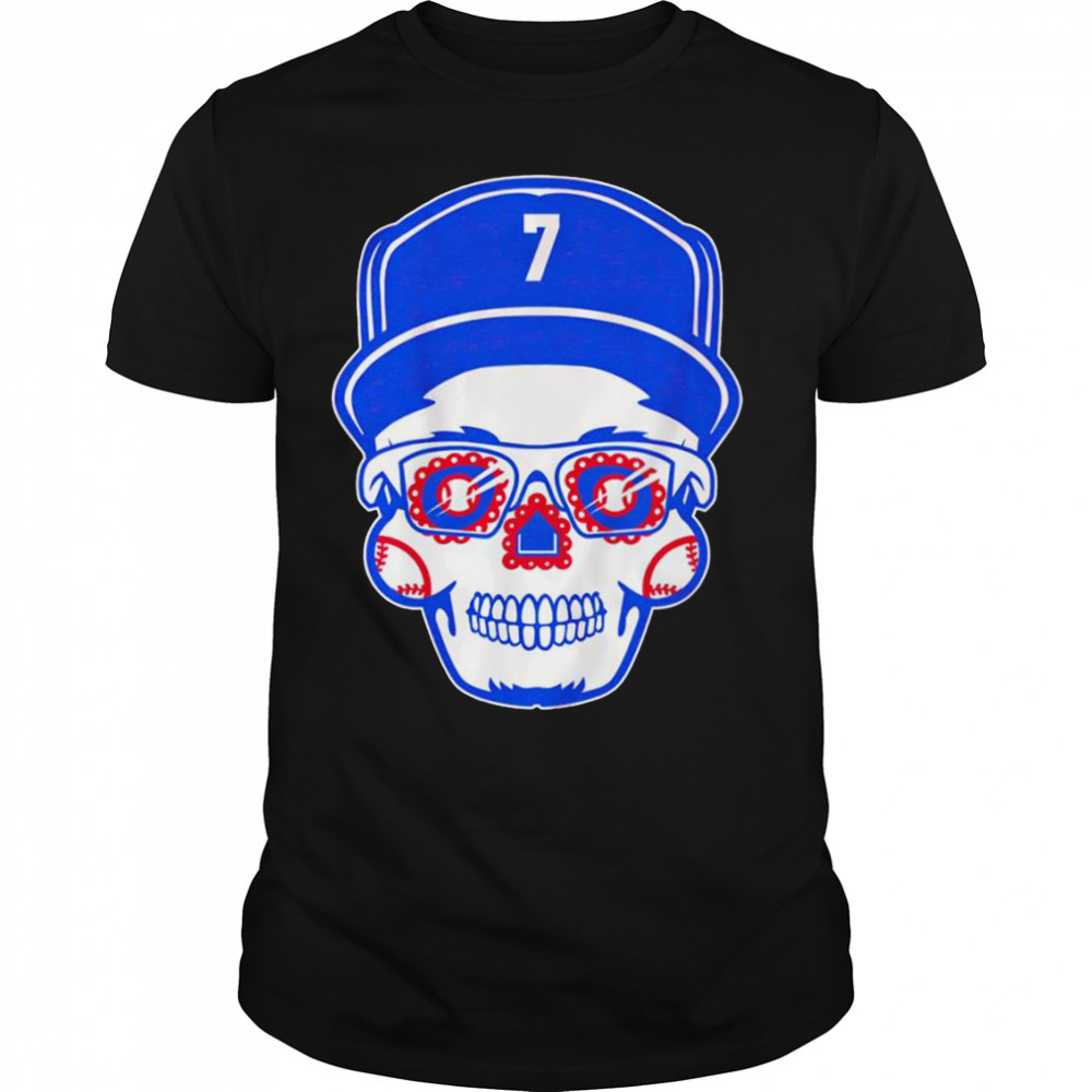 Julio Urías Sugar Skull shirt