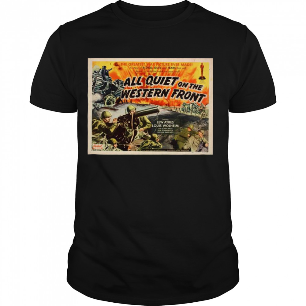 Lewis Milestone Art All Quiet On The Western Front shirt