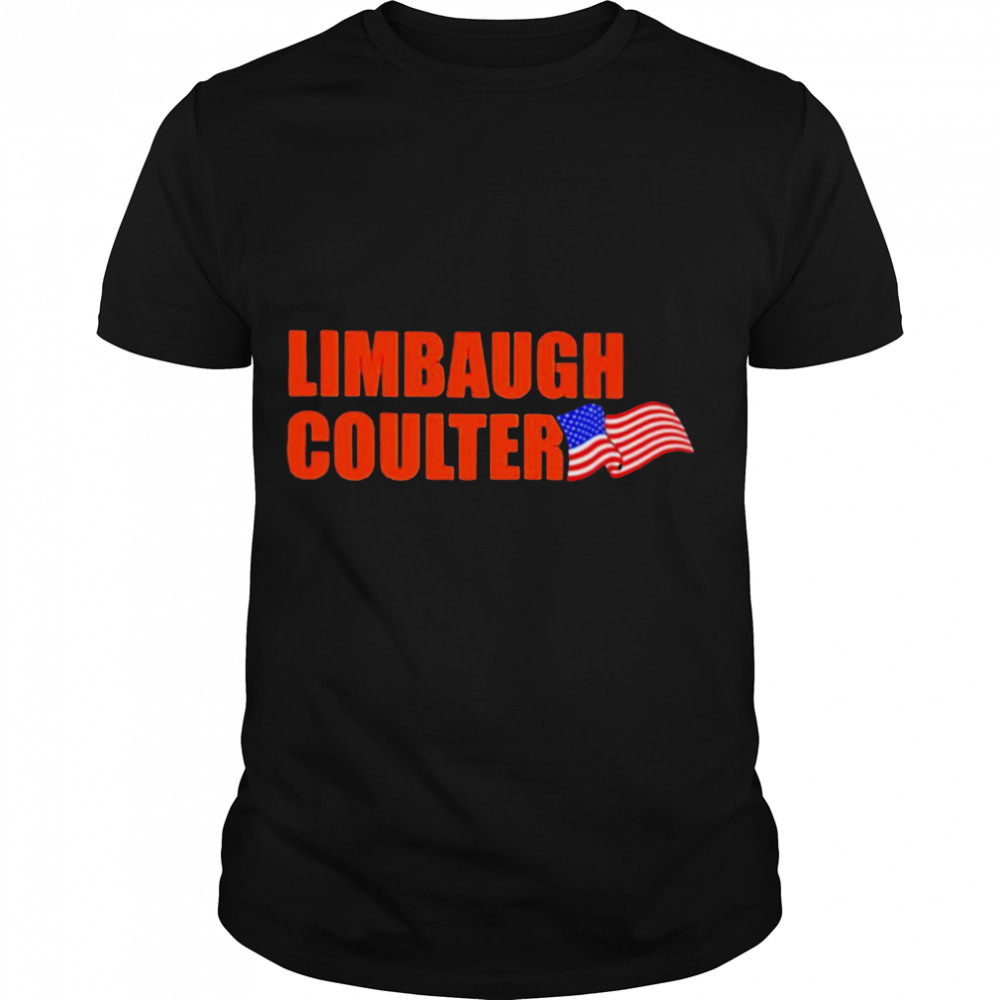 Limbaugh coulter American flag T-shirt