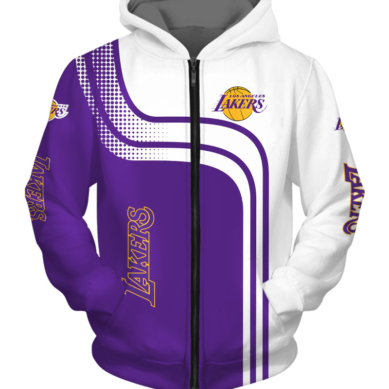 Los Angeles Lakers hoodie 3D cheap basketball Sweatshirt for fans