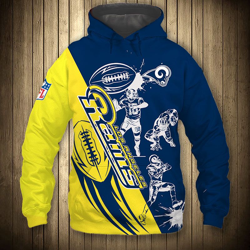 Los Angeles Rams Hoodie 3D Cartoon player cute Sweatshirt