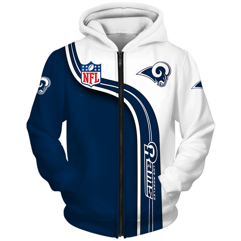 Los Angeles Rams Hoodie 3D Cartoon player cute Sweatshirt - Trend