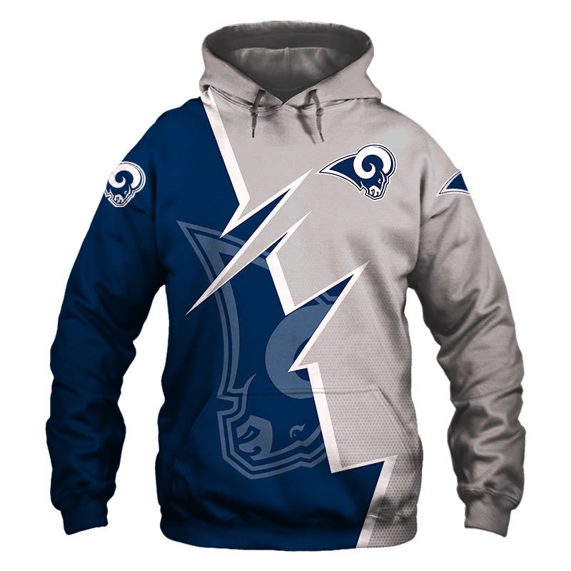 Los Angeles Rams Hoodie Zigzag graphic Sweatshirt gift for fans