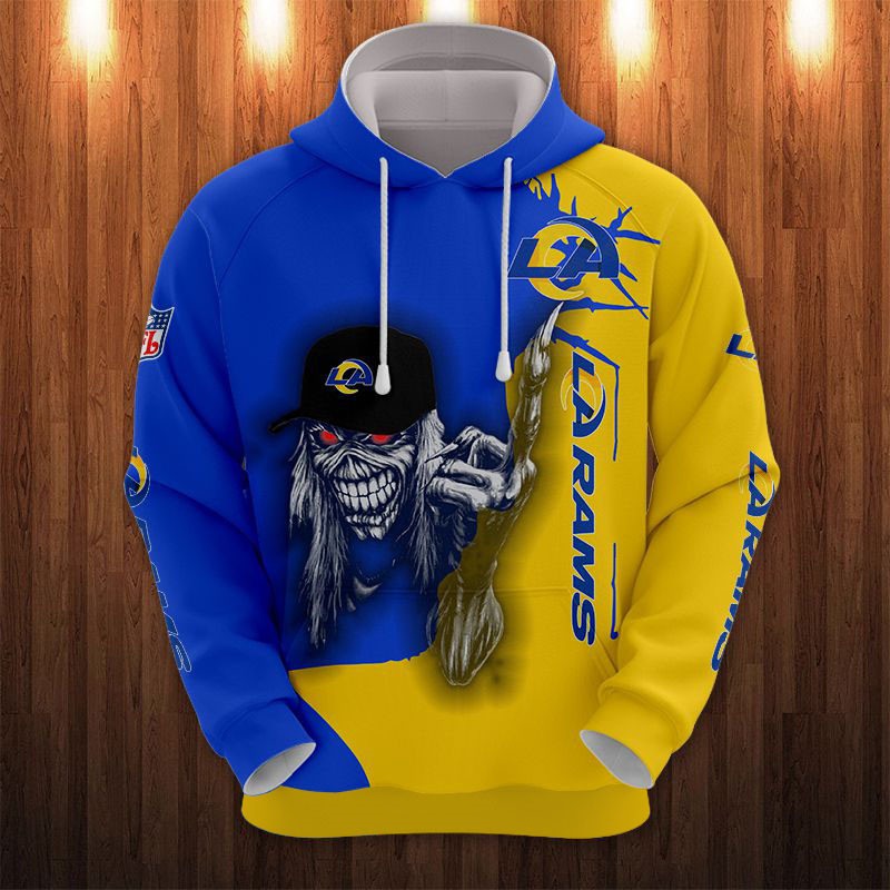 Los Angeles Rams Hoodie ultra death graphic gift for Halloween