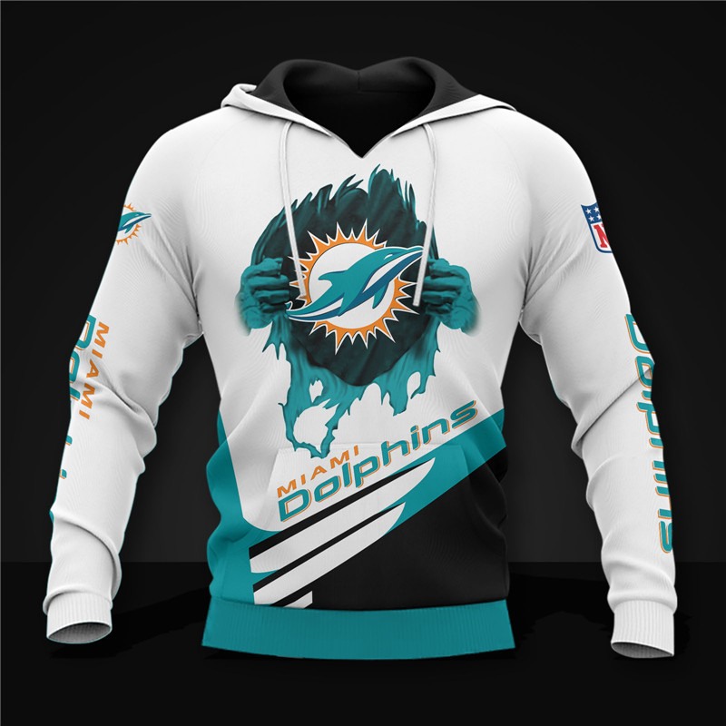 Miami Dolphins Hoodie cool graphic gift for men