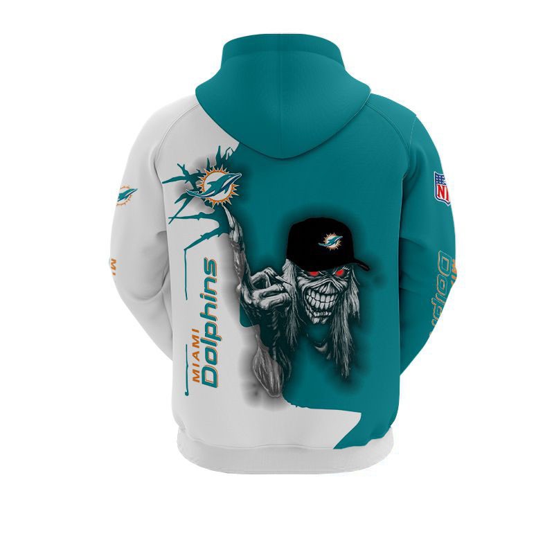 Miami Dolphins Hoodie Flame Balls Graphic Gift For Fans