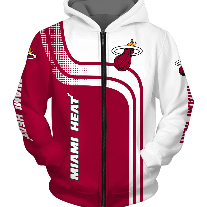 Miami Heat hoodie 3D cheap basketball Sweatshirt for fans