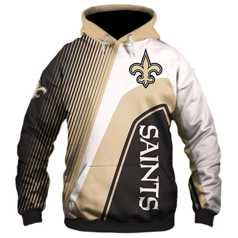 New Orleans Saints 3D Zip Hoodie cheap Sweatshirt Pullover NFL