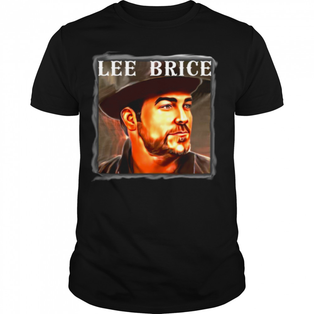 Vintage Portrait Of Lee Brice shirt