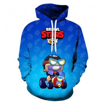 CARL SUPER RARE BRAWLER BRAWL STARS 3D HOODIE