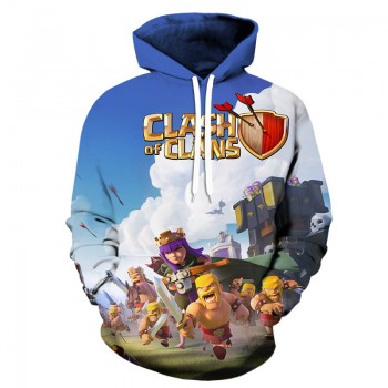 CLASH OF CLANS SUPERCELL 3D HOODIE