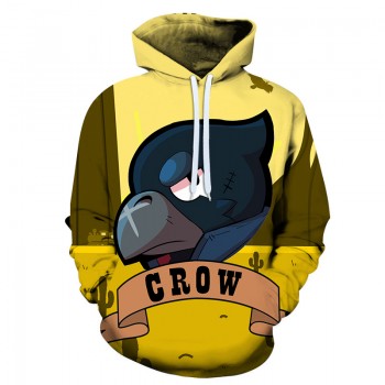 CROW LEGENDARY BRAWLER BRAWL STARS 3D HOODIE