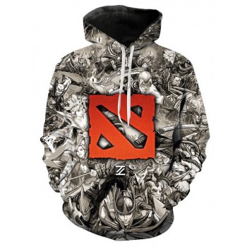 DOTA 2 PC GAMES 3D HOODIE