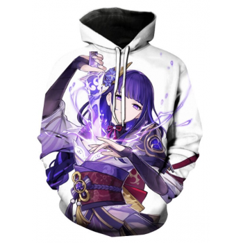 GENSHIN IMPACT KAMISATO AYAKA YASHIRO COMMISSION KAMISATO CLAN 3D HOODIE