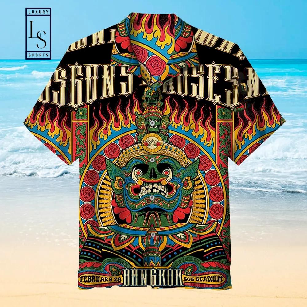 Guns N’ Roses in Bangkok Hawaiian Shirt