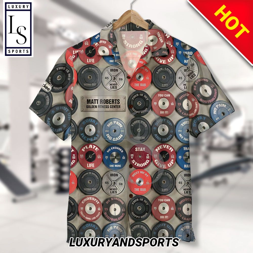 Gym Custom Name Hawaiian Shirt